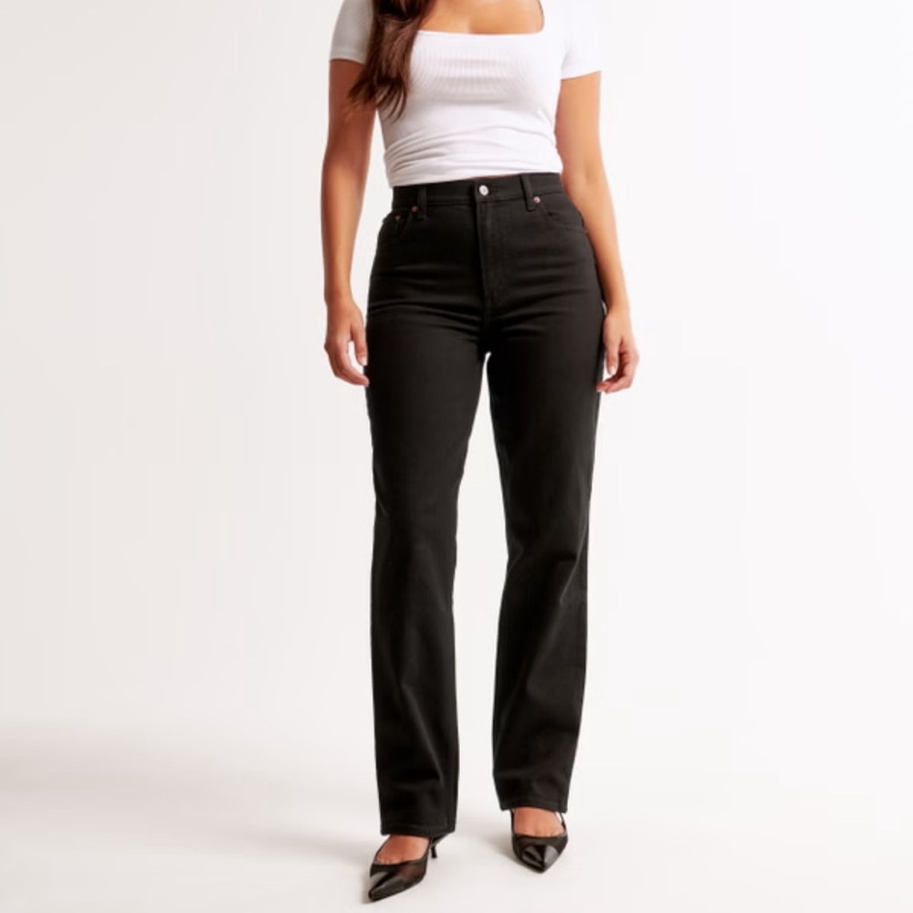A&F Black Denim Jeans